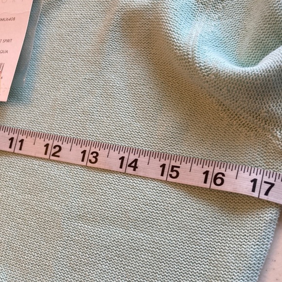 Sigrid Olsen Light Green Floral Embroidered Cardigan - Picture 9 of 10